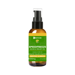 SpeedFreeze Muscle Relief Oil - 1000mg (CBD, CBG, D9THC) - Menthol and Arnica