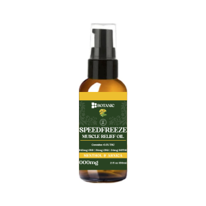 SpeedFreeze Muscle Relief Oil - 1000mg (CBD, CBG, D9THC) - Menthol and Arnica
