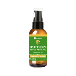 SpeedFreeze Muscle Relief Oil - 1000mg (CBD, CBG, D9-THC) - Menthol and Arnica