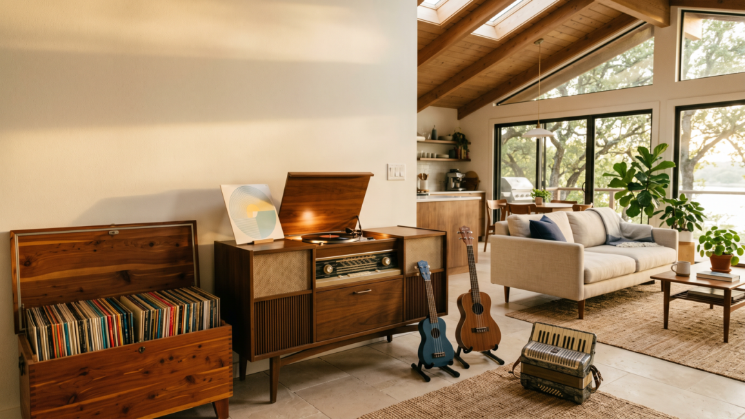 Six records for a long summer evening in a television-free living room arranged around music, conversation, friendship, and dancing.