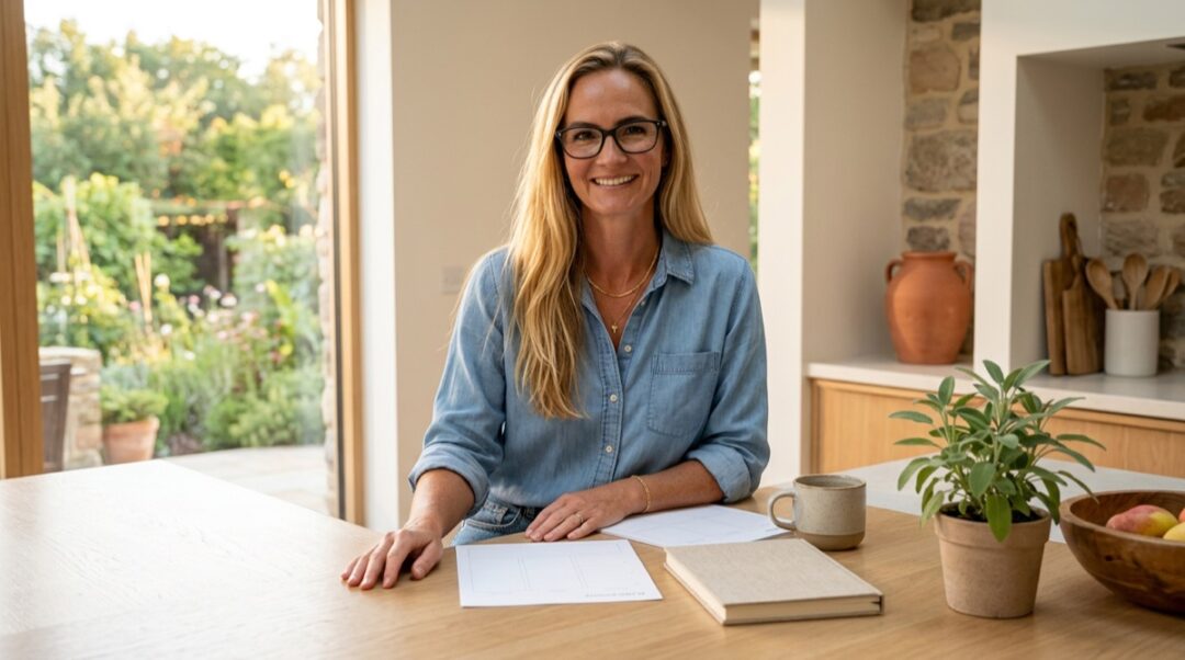 Jennifer in a Botanic Living editorial scene for The Business Can Feel Like Home.