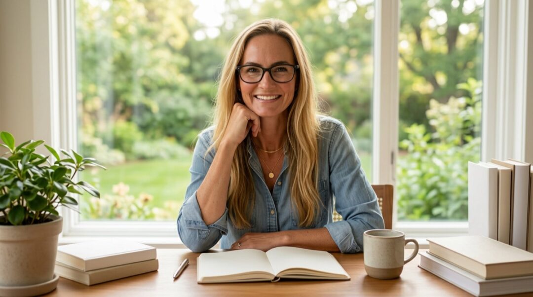 Jennifer in a Botanic Living editorial scene for The Standard We Are Building By.