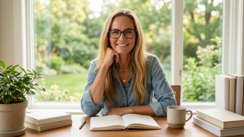 Jennifer in a Botanic Living editorial scene for The Standard We Are Building By.