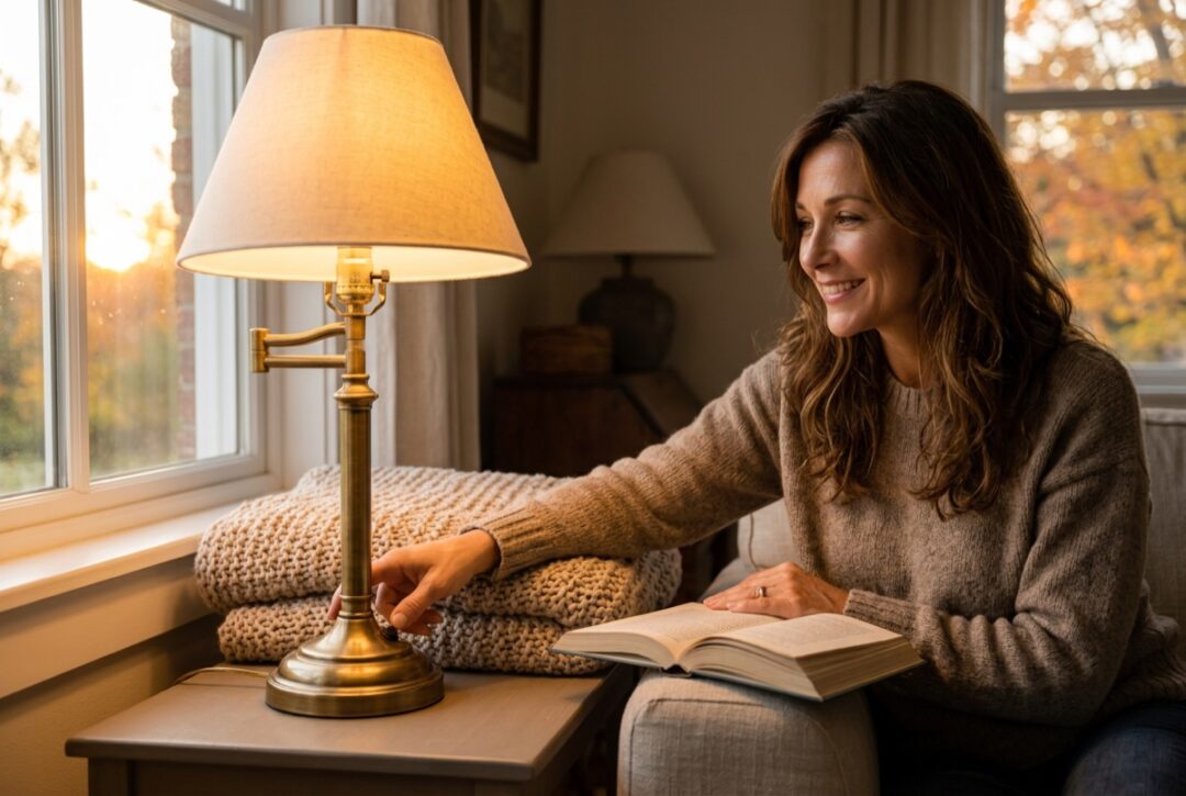The First Lamp-On Hour of Fall